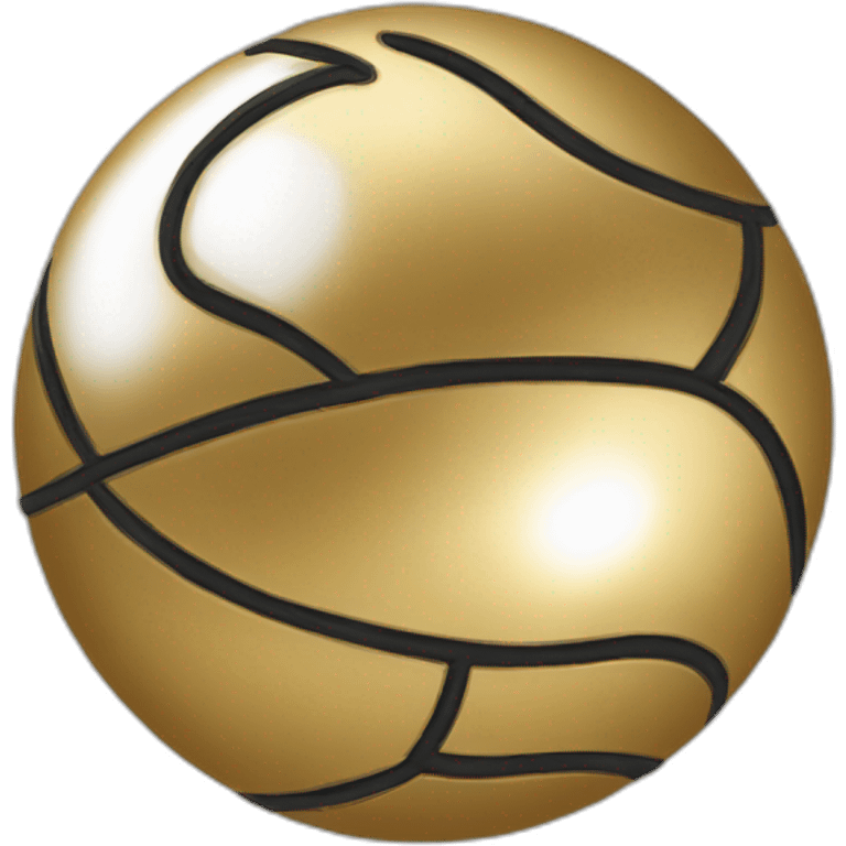 gold ball emoji