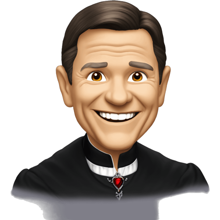 Vampire Kenneth Copeland smiling  emoji