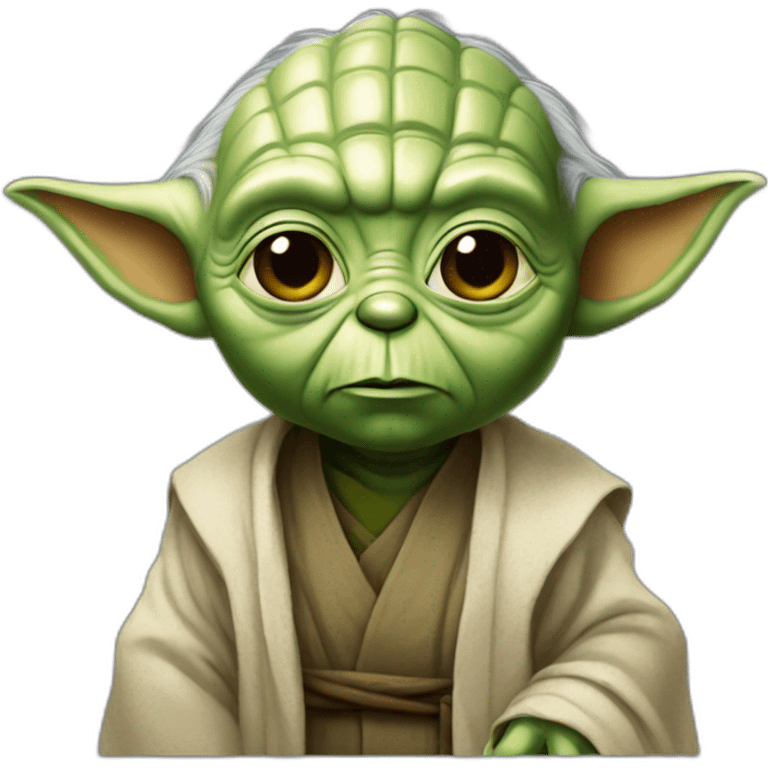 Yoda with a bob  emoji