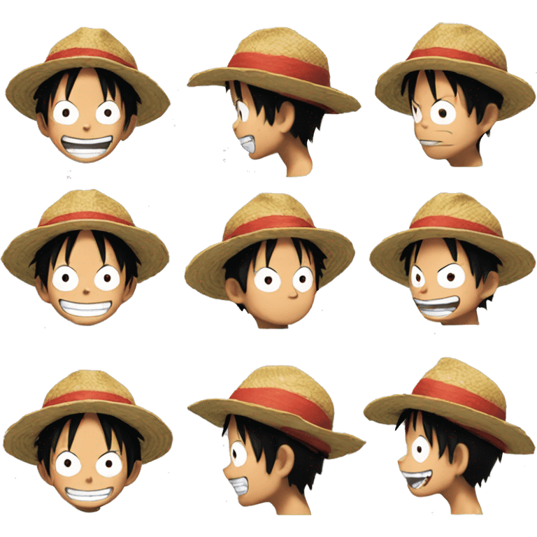 Monkey d luffy emoji