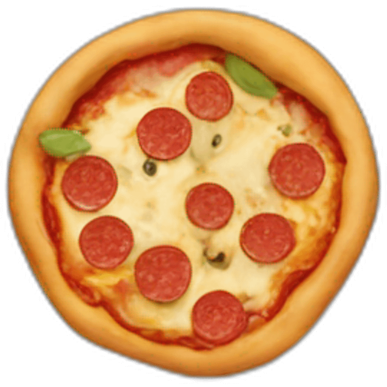 Les super nanas qui mange une pizza emoji