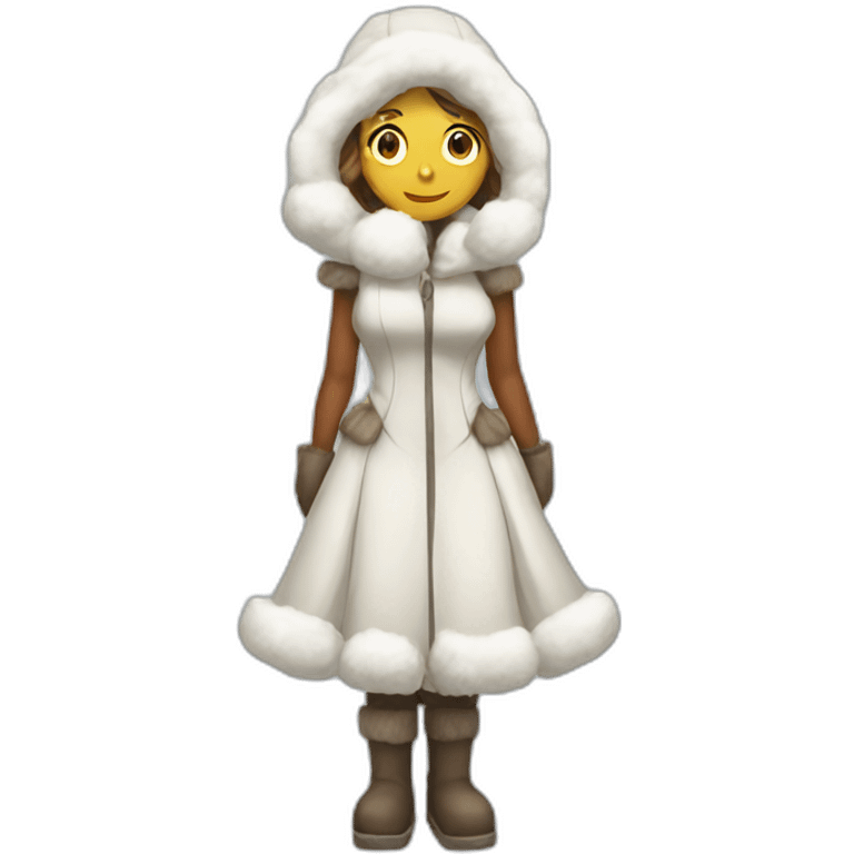 snow-dress emoji