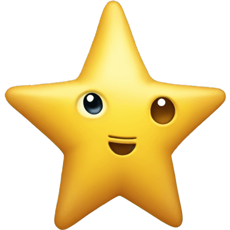 estrela com perna emoji