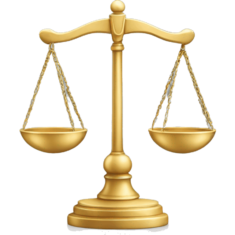 Scales of justice emoji