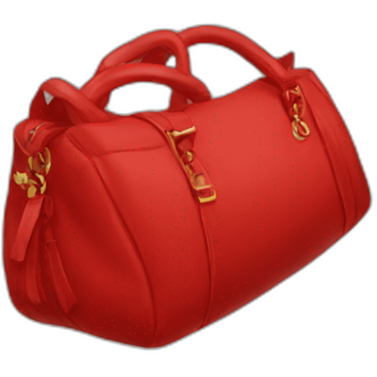 Red Supreme bag emoji