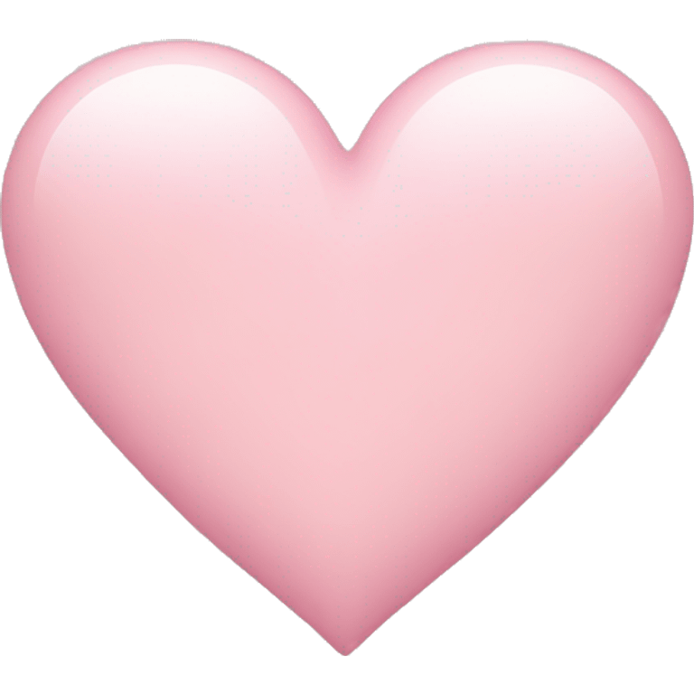 light pink heart emoji