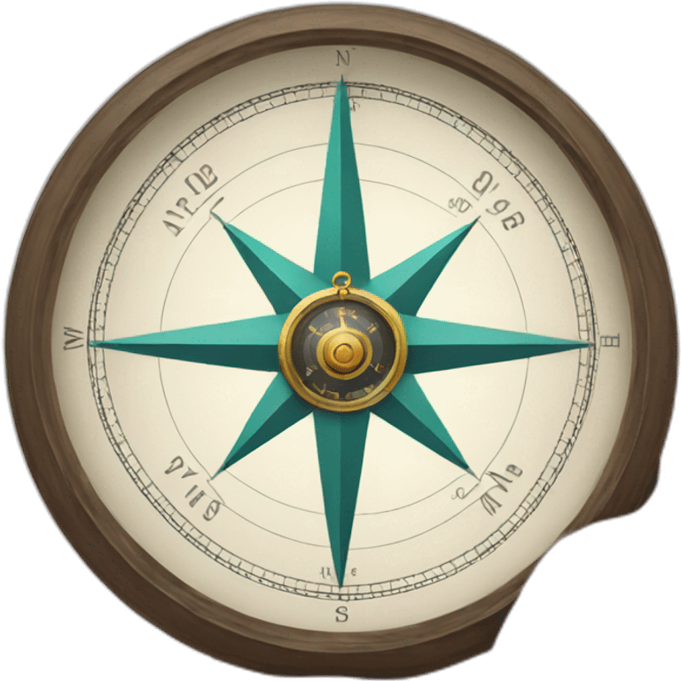 compass in hand emoji