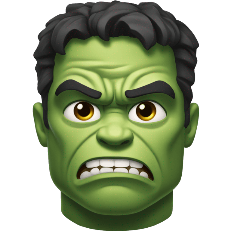 Perplexed hulk  emoji