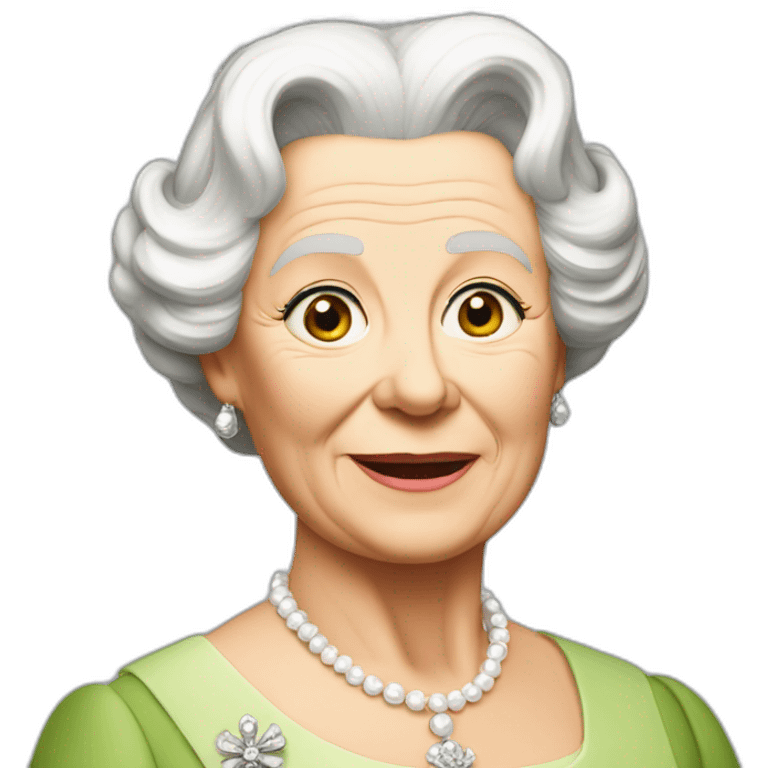 Qu’en Elisabeth II emoji