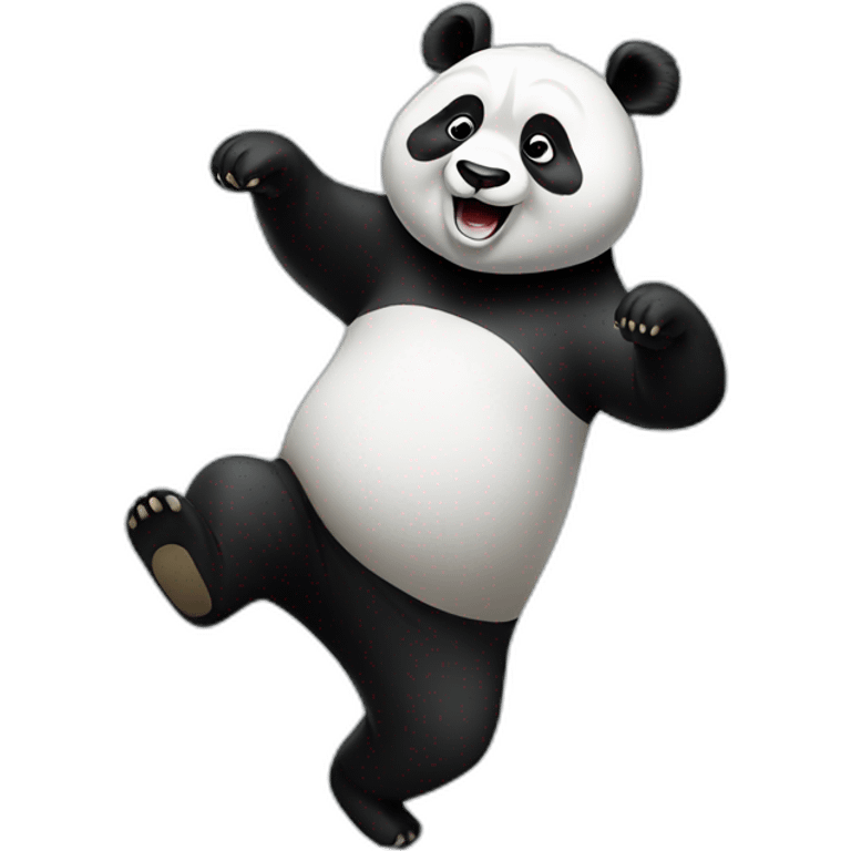 panda dancing emoji