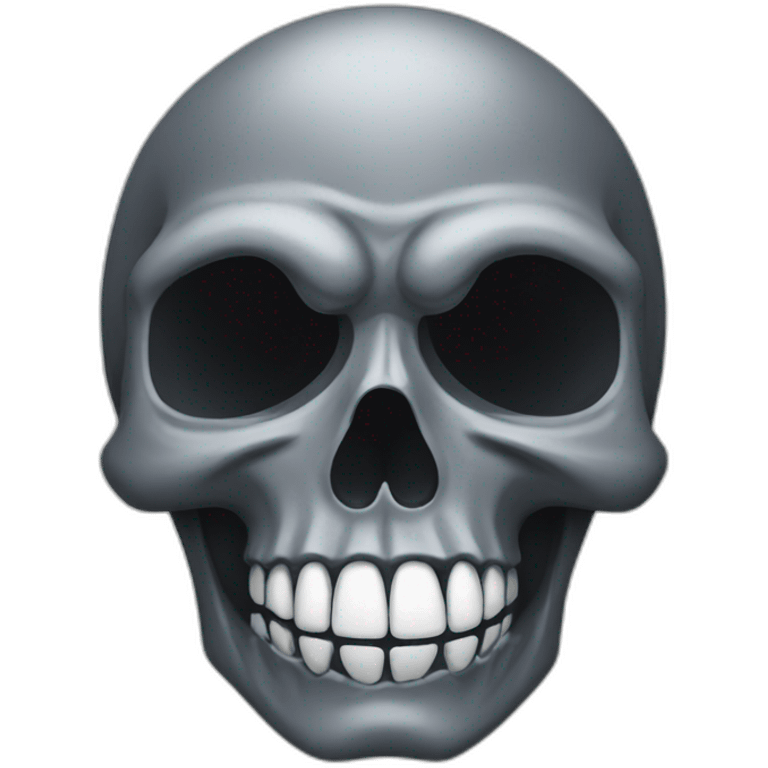 shook skull emoji