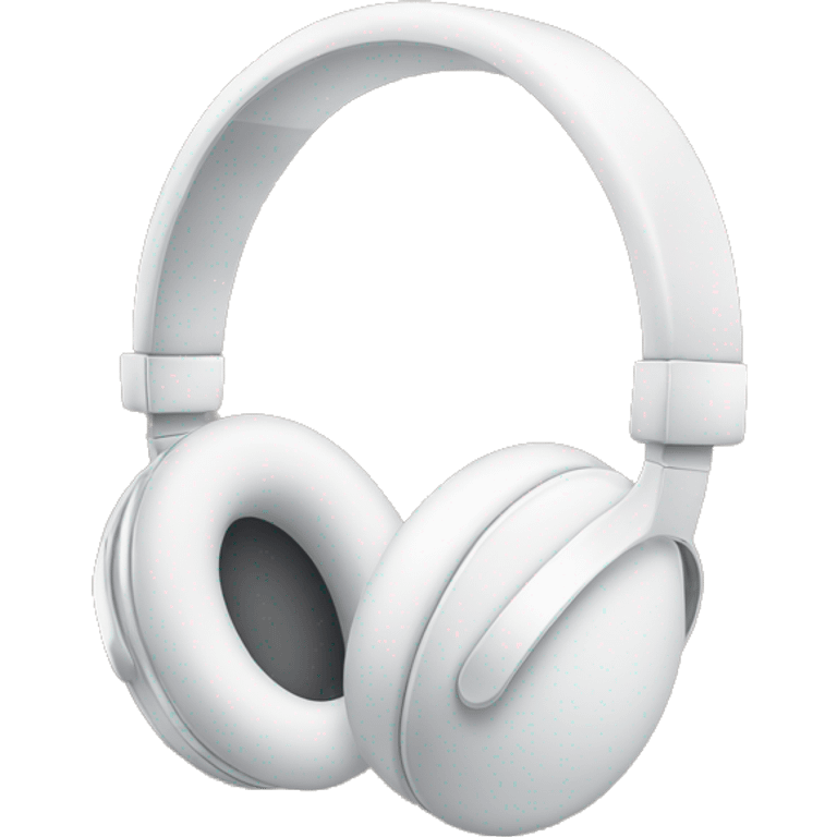 white headphones with white bows emoji