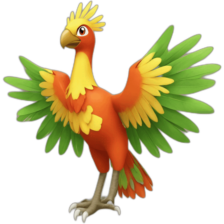 Ho-Oh pokemon emoji