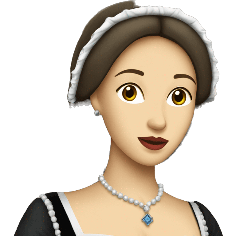 anne boleyn in a castle emoji