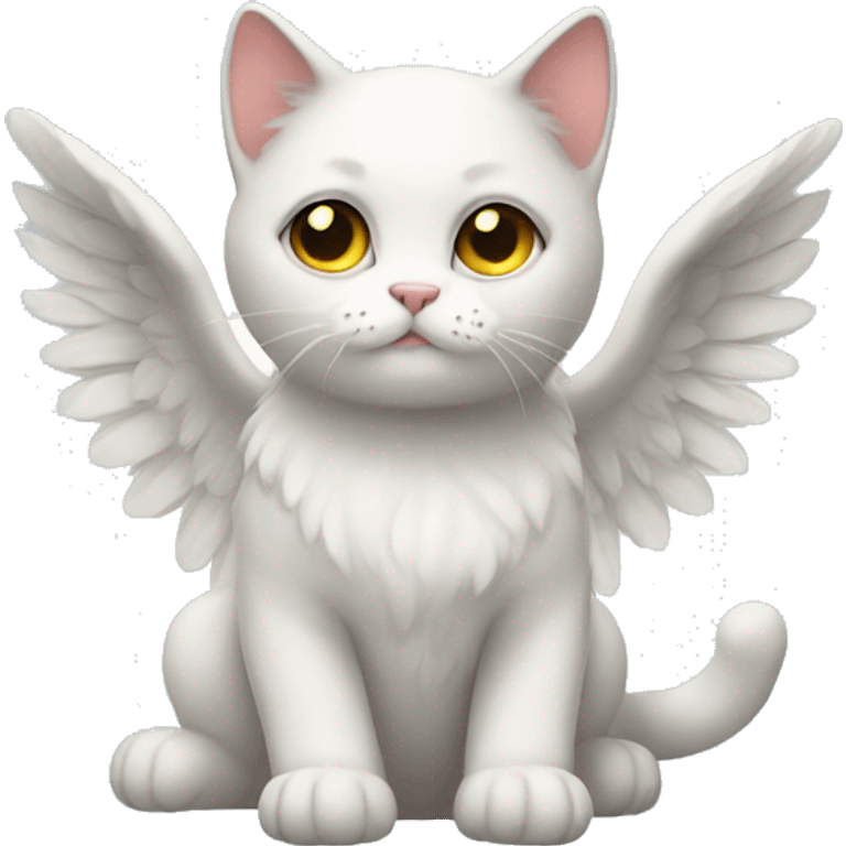 Angel cat  emoji