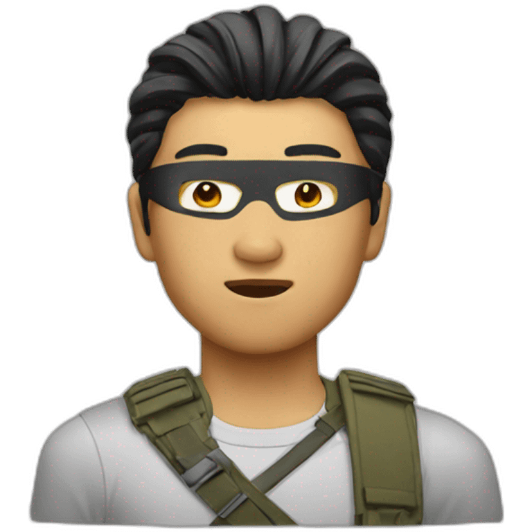 asian action hero emoji