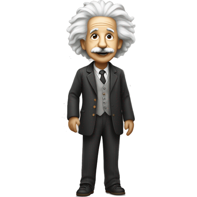 Einstein full body emoji