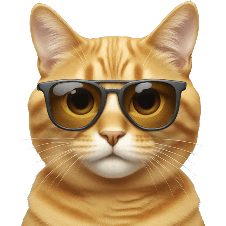 cat wearing sunglass emoji