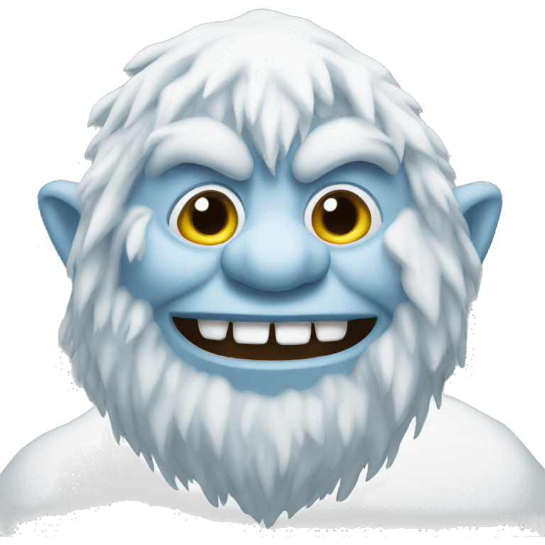 Snow troll emoji