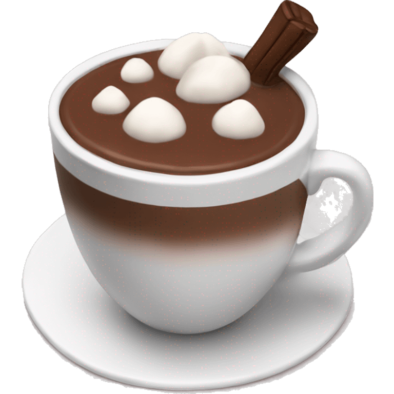 Hot chocolate fancy cup emoji