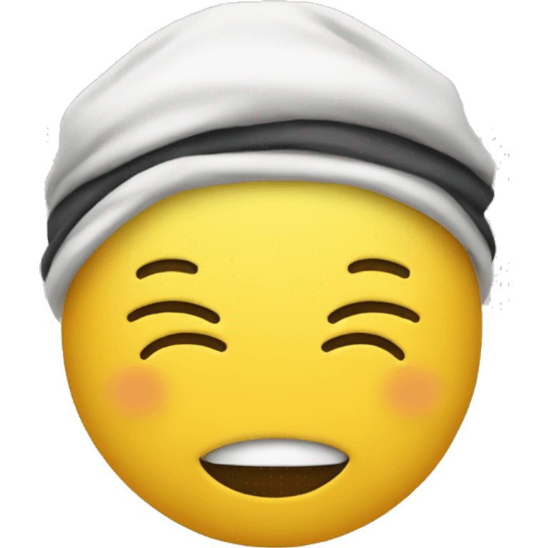 smiley face with pants on head emoji