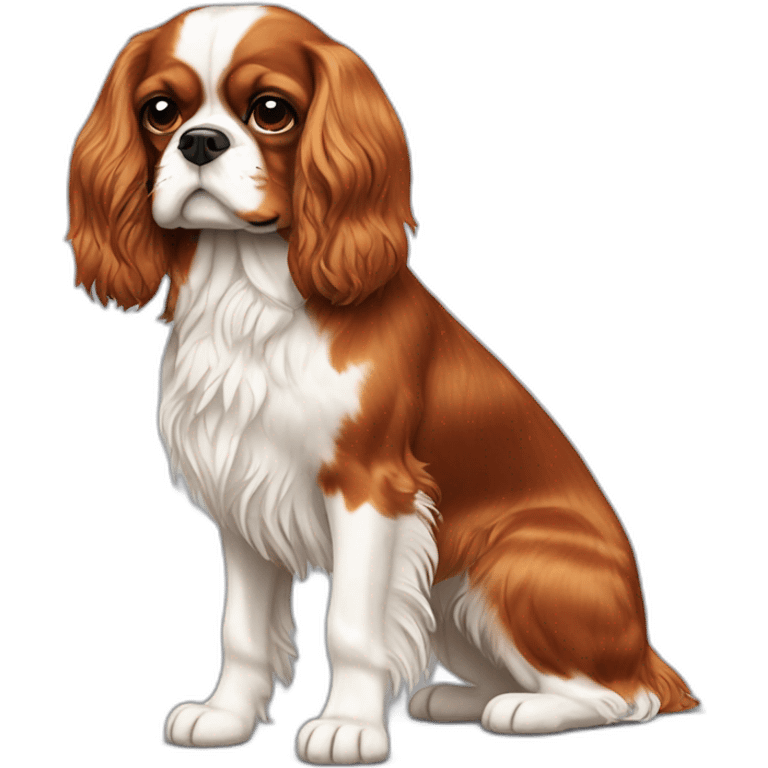  Cavalier King Charles Spaniel full body emoji