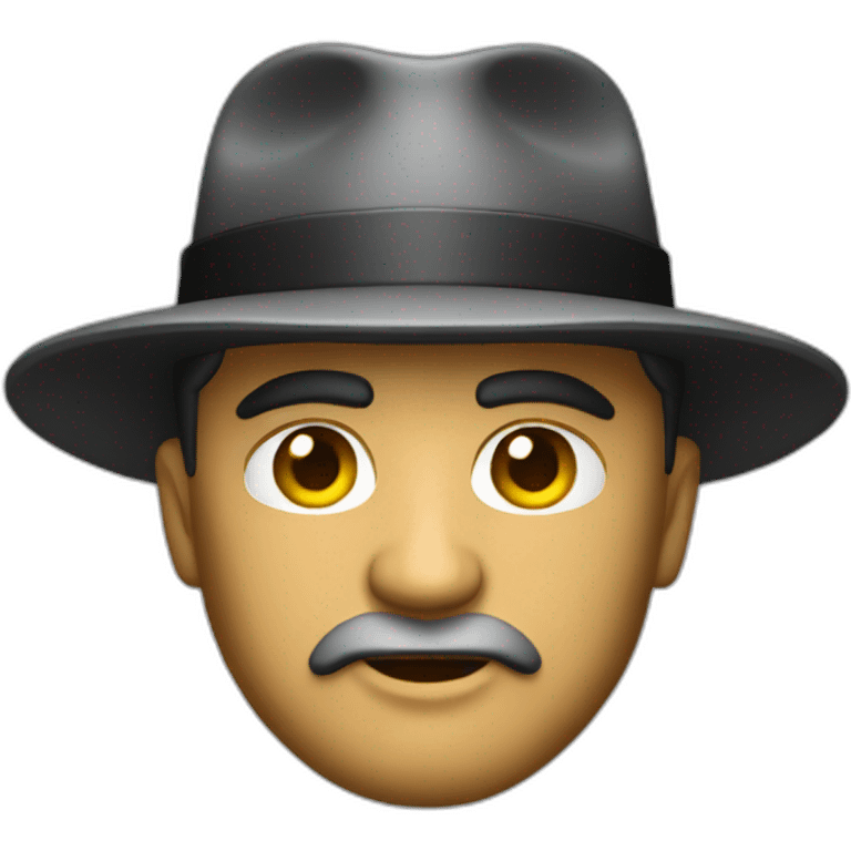 A mafia boss with idea emoji