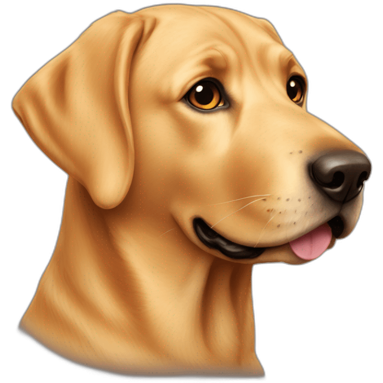 golden labrador with irish terrier emoji