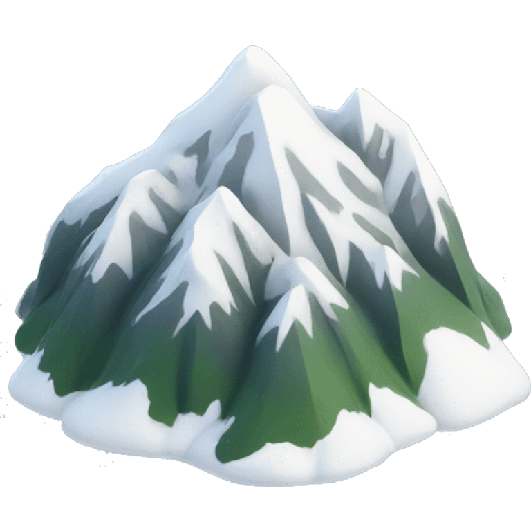 Snow capped mountains emoji