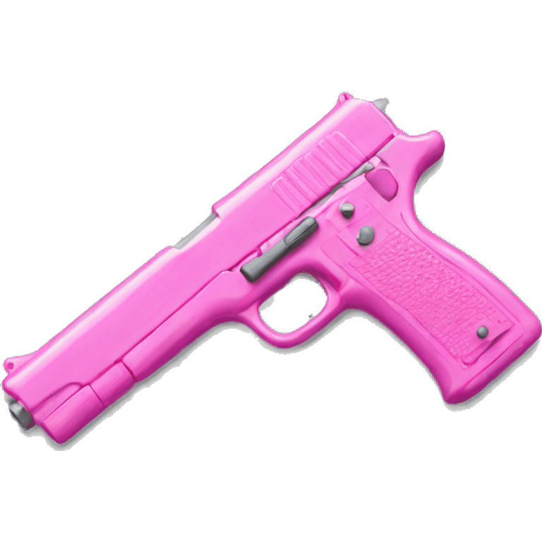 pink gun emoji