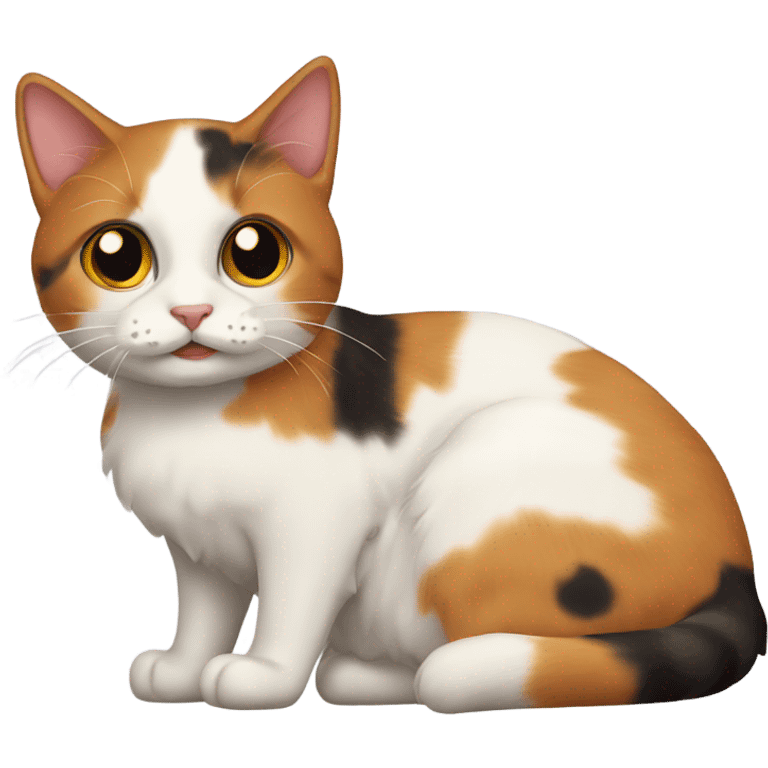 Calico cat emoji