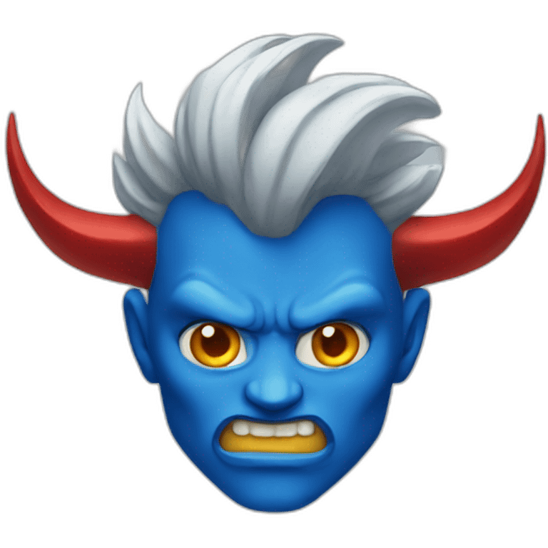 Diable bleu emoji