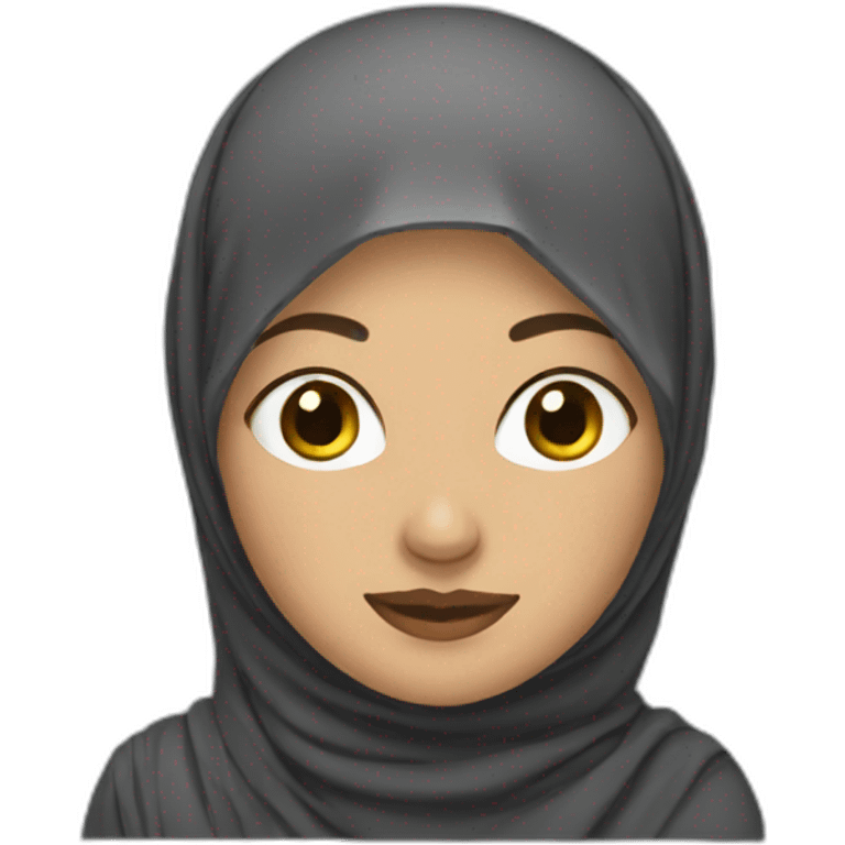 Woman with hijab emoji