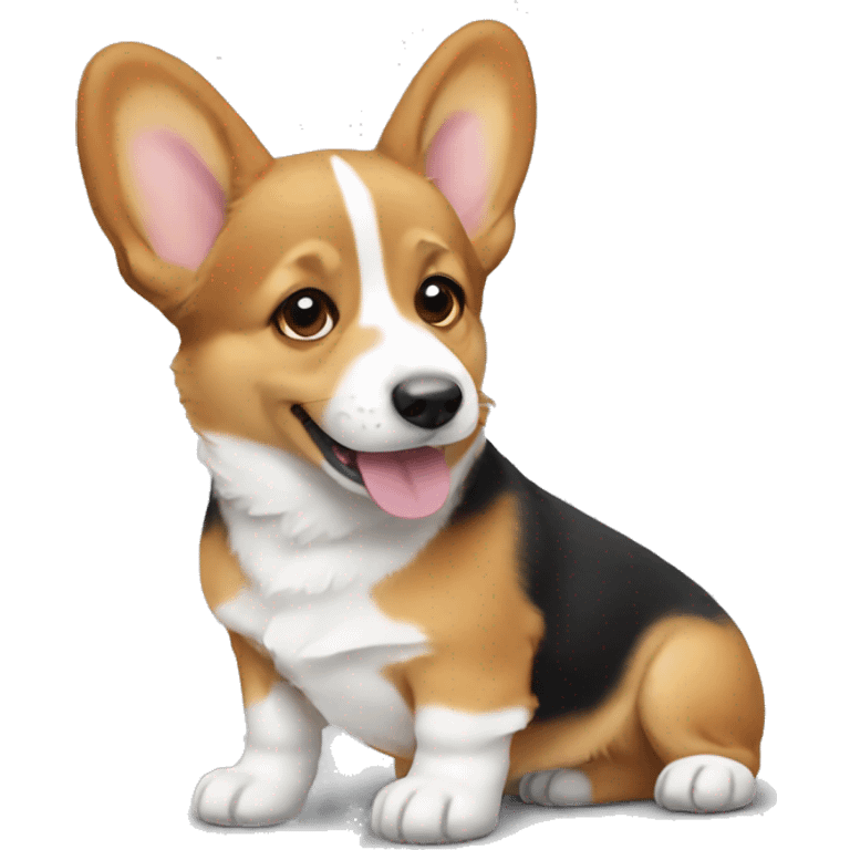 Corgi puppy emoji