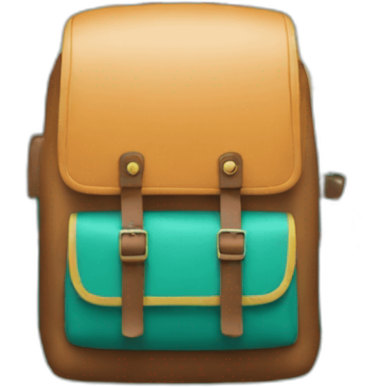 colorfull backpack emoji