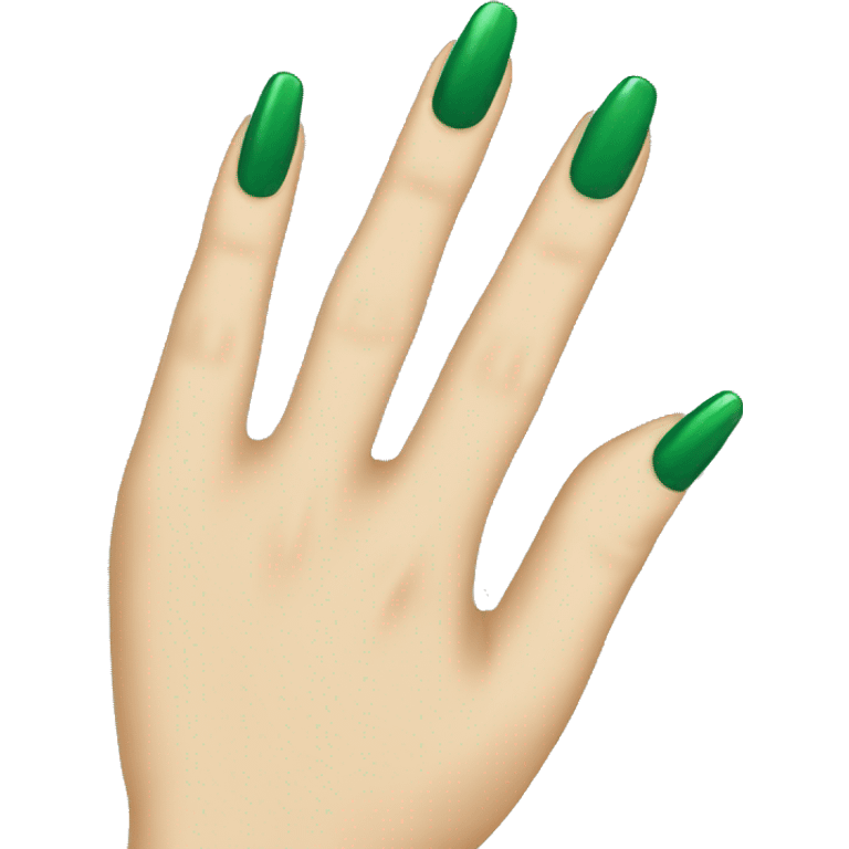 green nails emoji