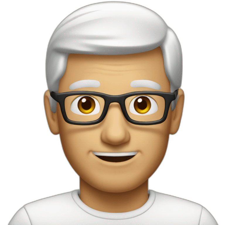 Tim Cook With a baguette emoji