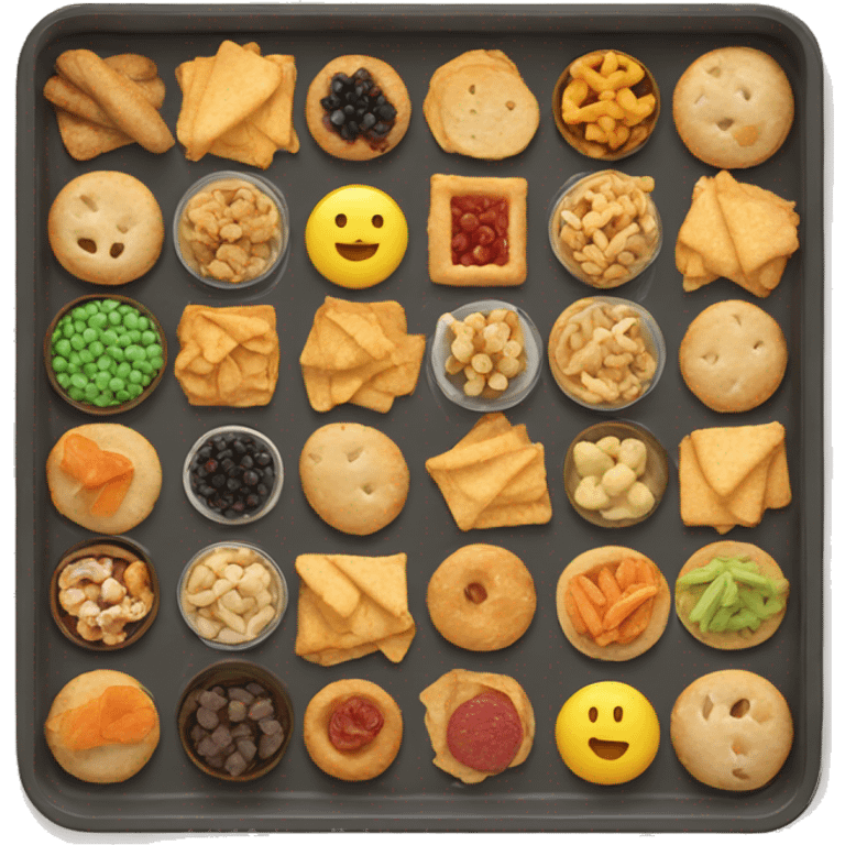 tray of snacks emoji