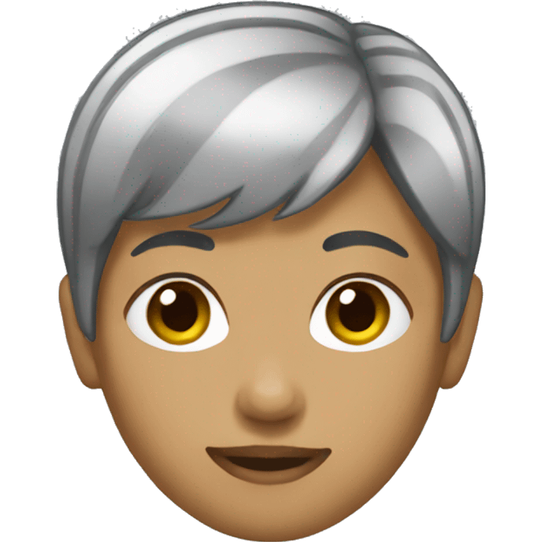 Create a female emoji with short hair emoji