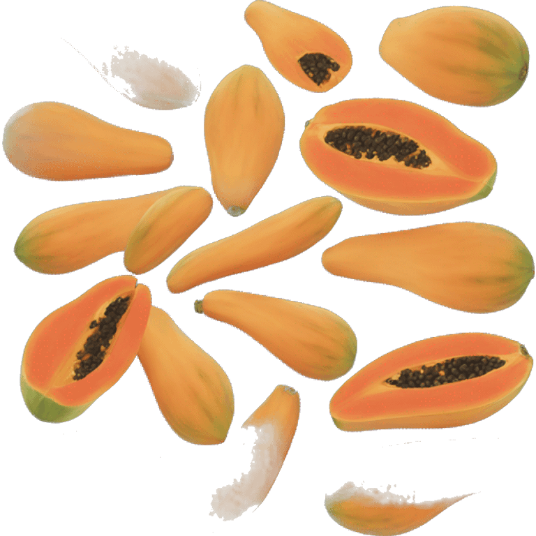 papaya emoji