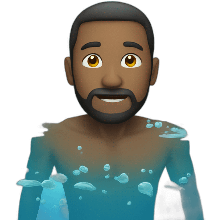 Man under water emoji