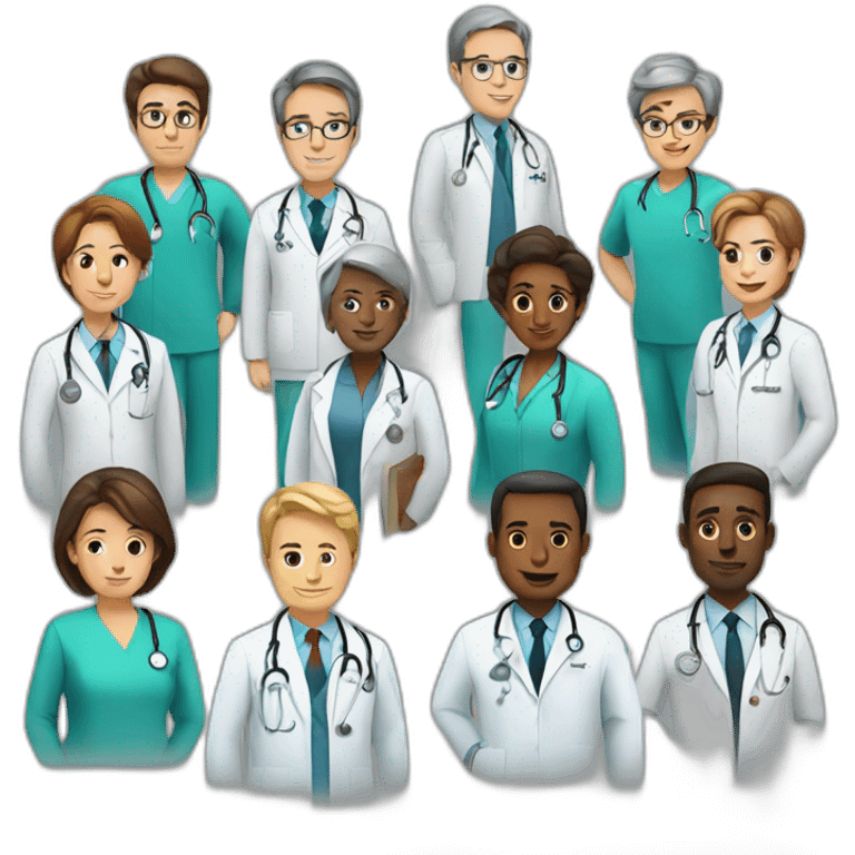 group of doctors emoji