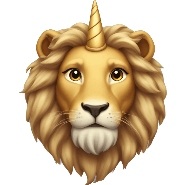 Lion unicorn  emoji