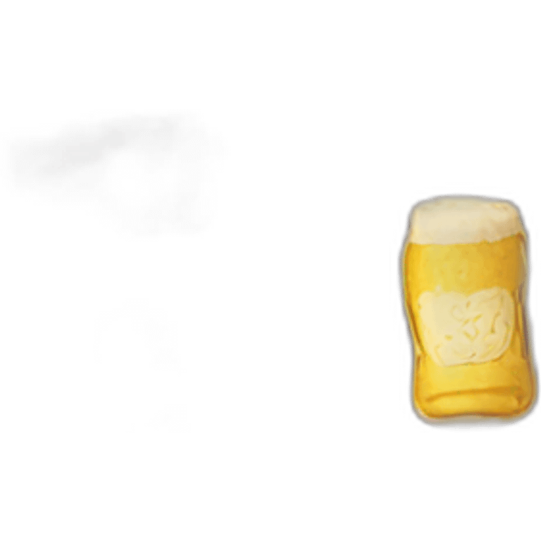 Chat qui boit de la bière emoji