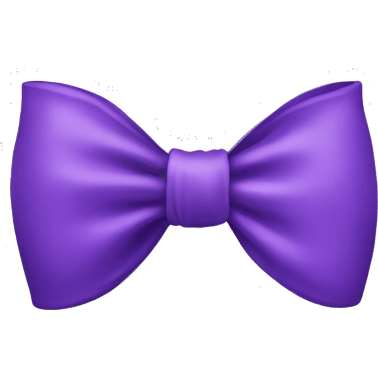 purple bow emoji