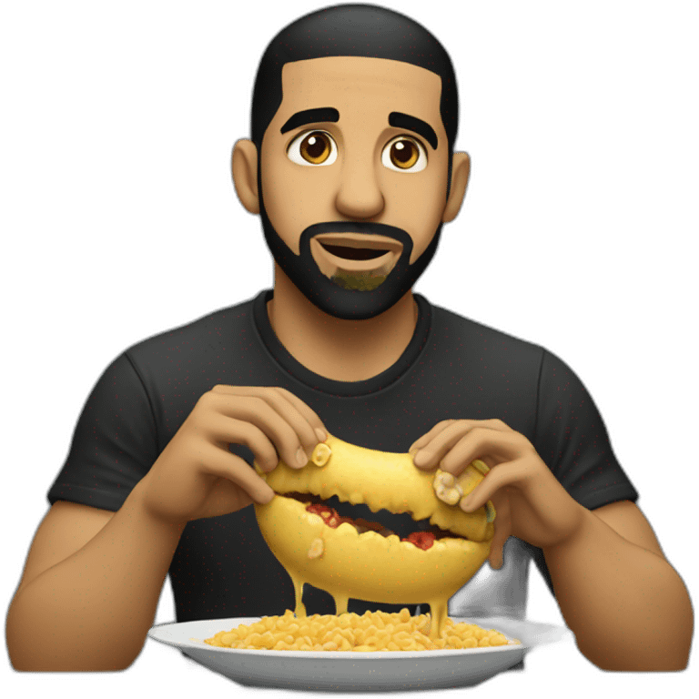 drake eating emoji