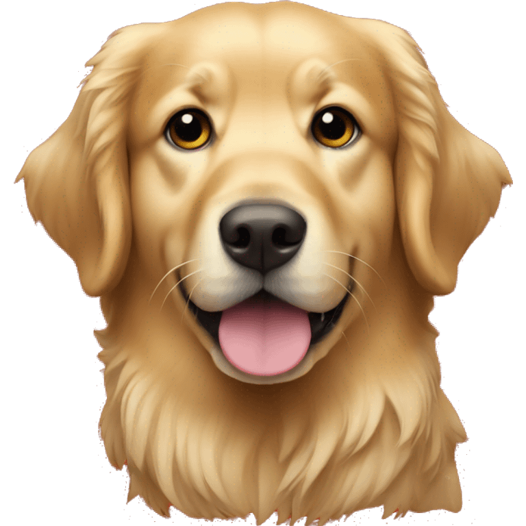 Golden Retriever, Christmas  emoji