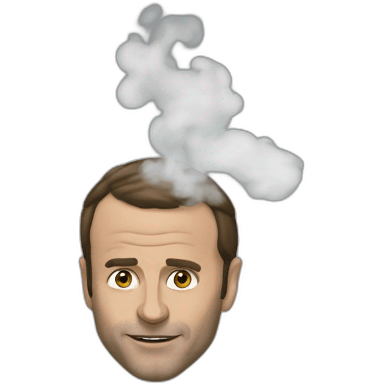 macron smoke  emoji