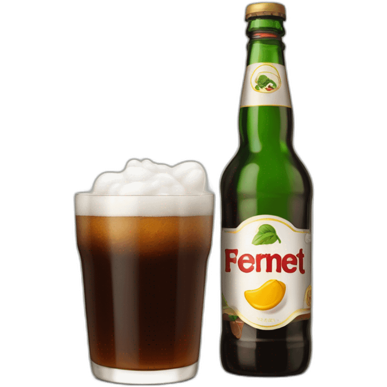 Fernet con coca en botella de plástico cortada emoji