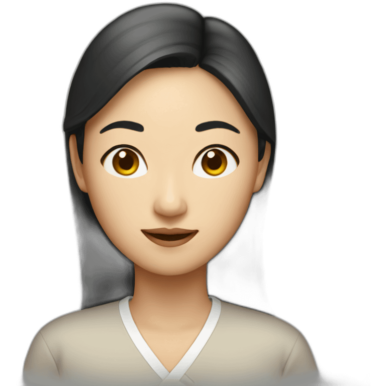 asian lady emoji